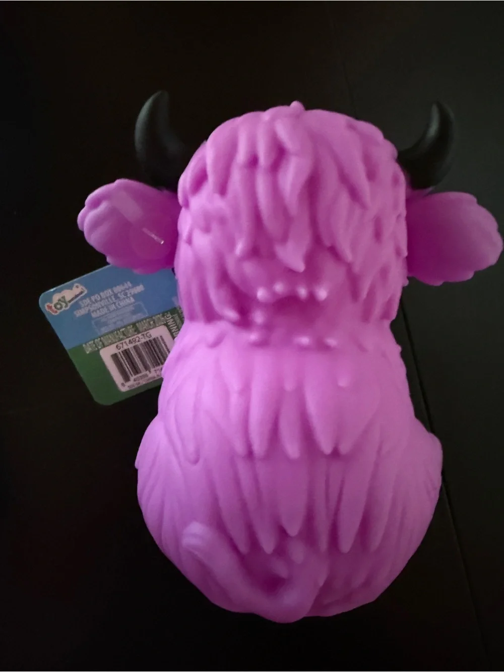 New Sunny Days Squeeezy Purple Highland Cow Squishy Toy 3+ Viral Fidget Squeeze